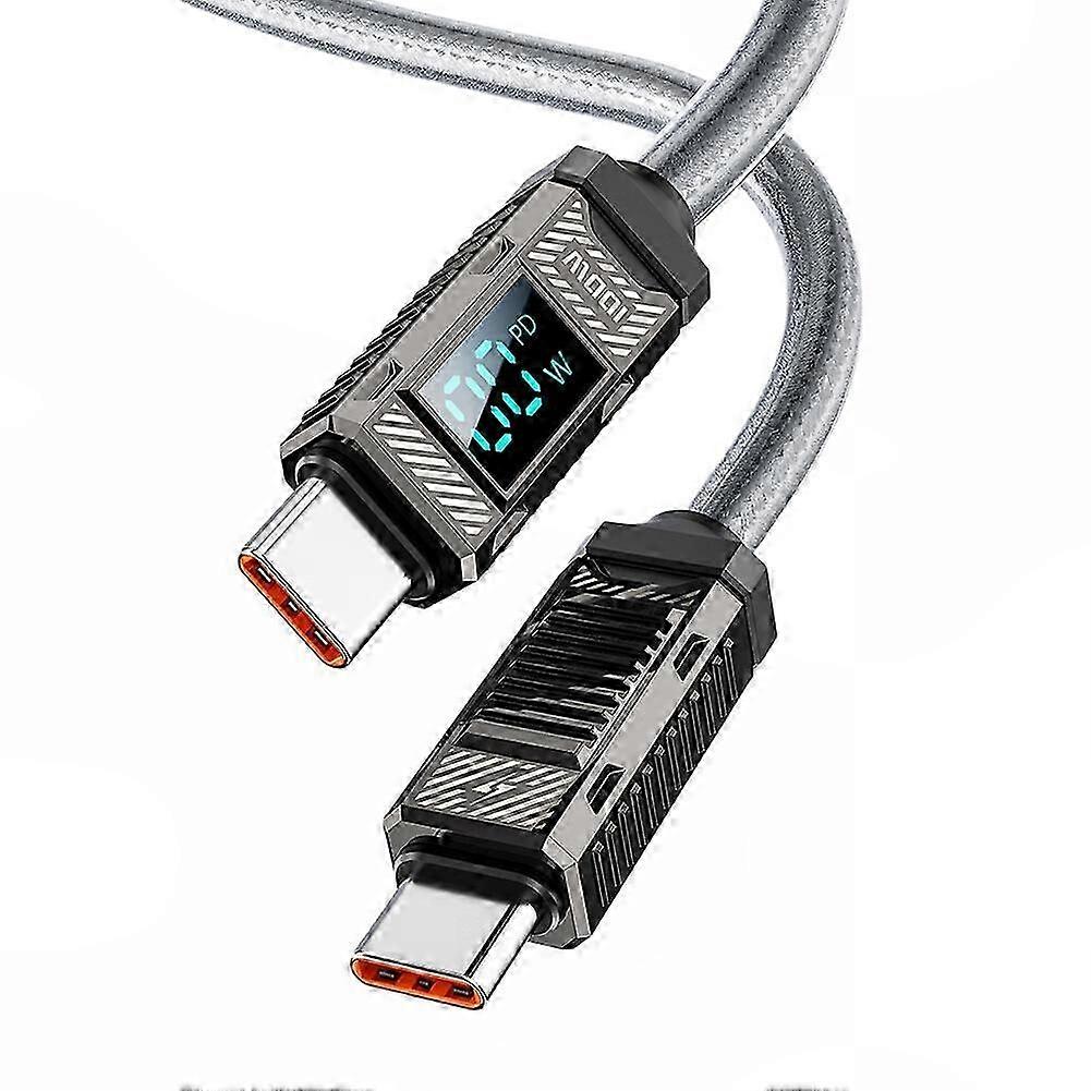 Fast Charging & Data Sync 2m USB-C to USB-C Cable, 100W Data & Display Cable, Compatible with MacBook