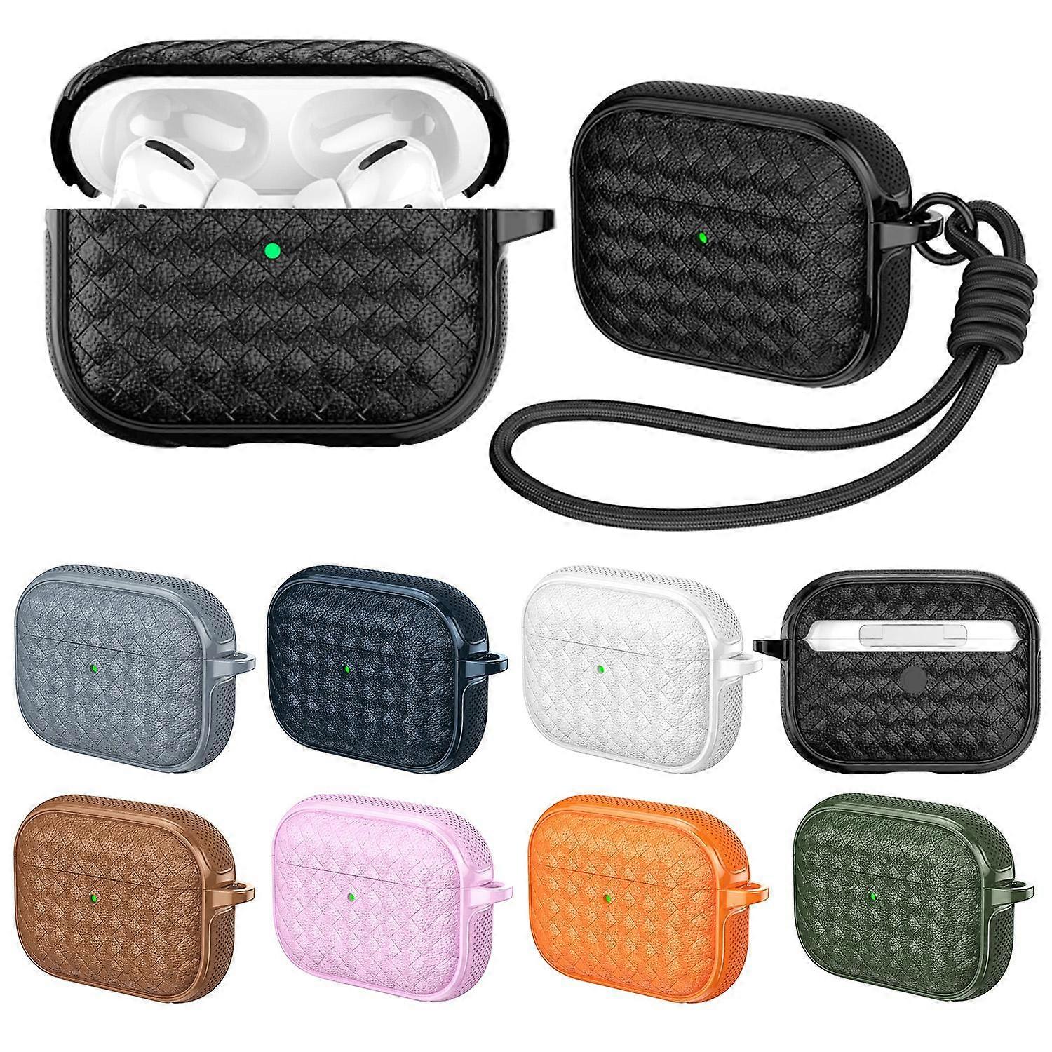 Weave Series TPU Earbud Protective Case with Strap