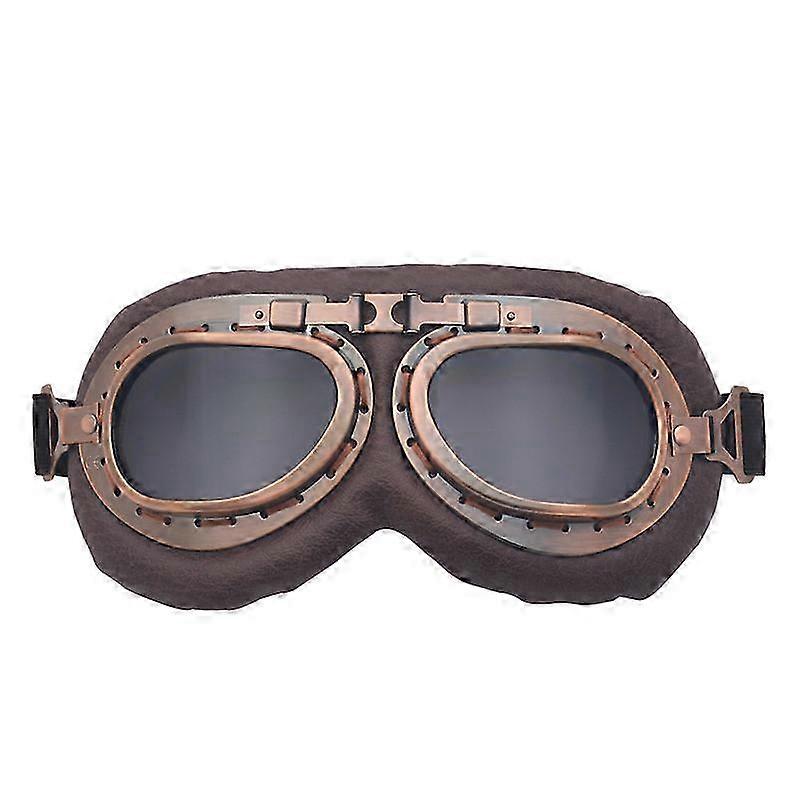 PU Frame Retro Motorcycle Goggles