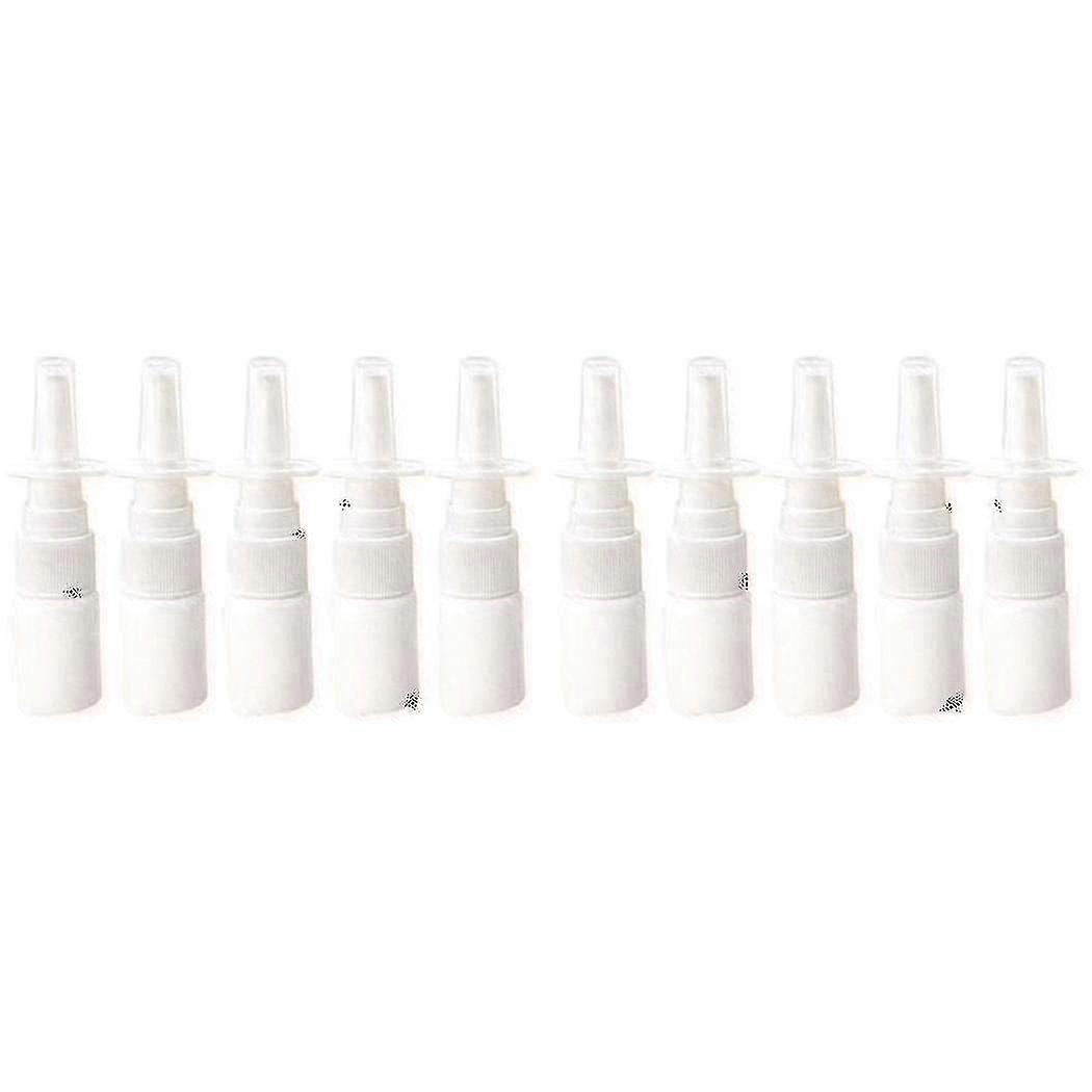 Refillable 10ml Plastic Mist Nasal Sprayer, 20 Pack
