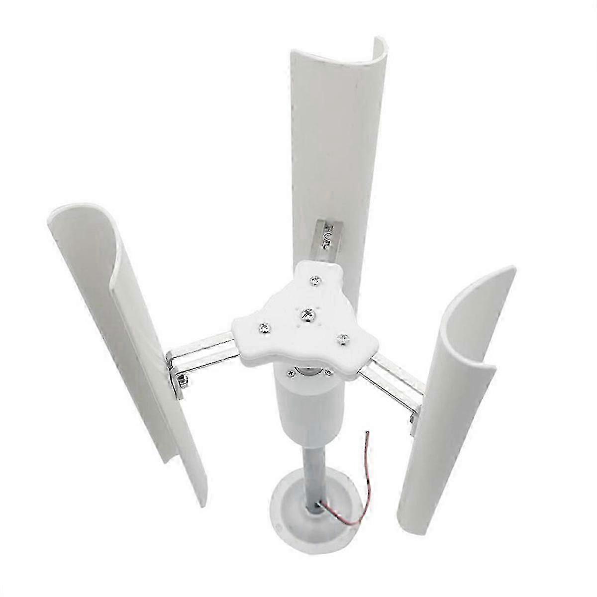 Vertical Three-Blade Wind Generator Model Three-Phase Permanent Magnet Brushless Generator Low-Speed