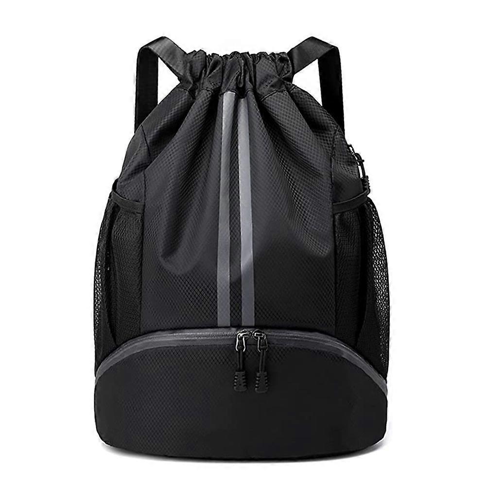 Multipurpose Drawstring Backpack with Shoe Compartment