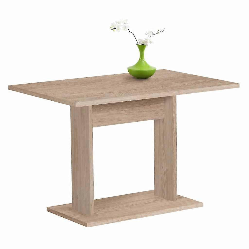 FMD Eettafel 110 cm eikenkleurig