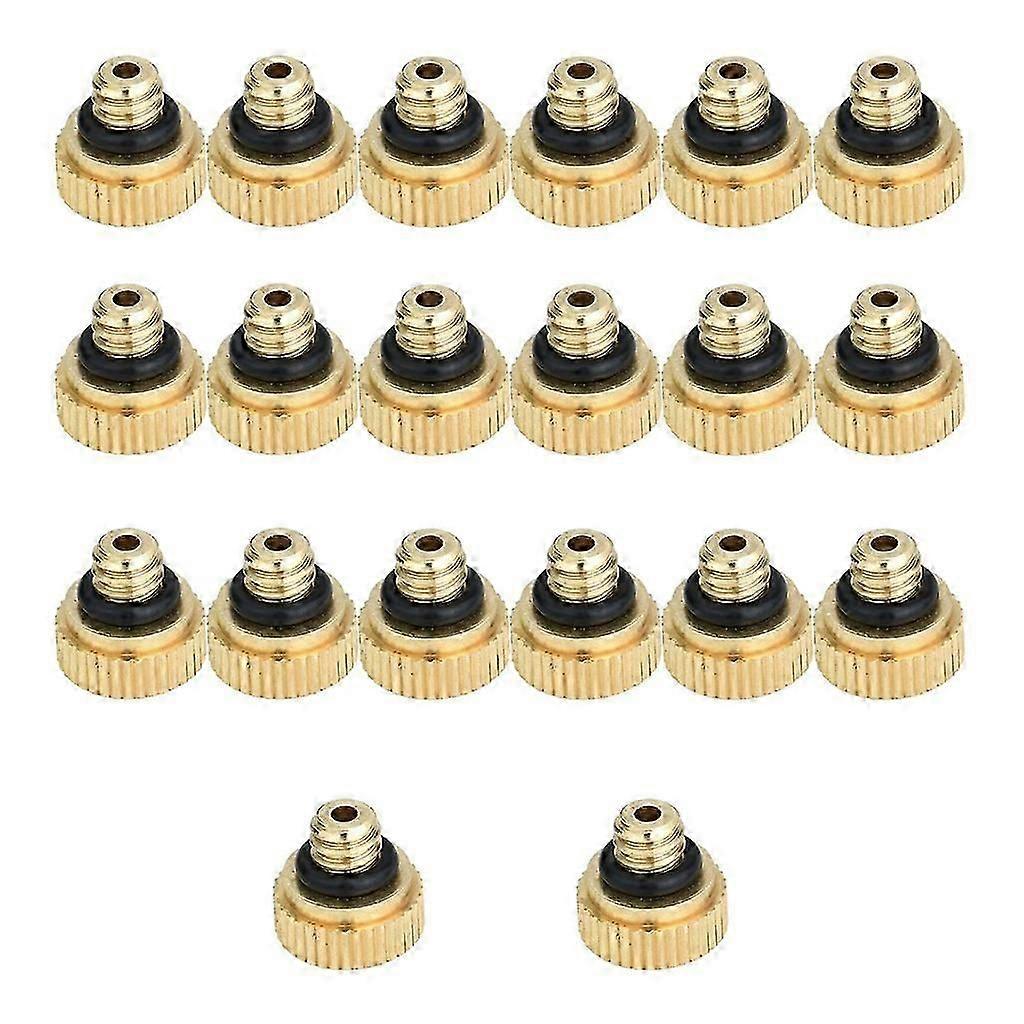 Multicolor 20 Pcs Brass Nozzle Atomizing Sprayers for Garden Irrigation