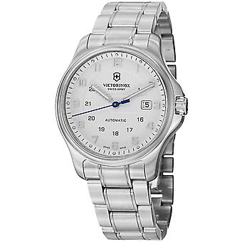Victorinox officer&s Automatic Analog Man Watch with Stainless Steel Bracelet V241673.1