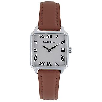 Jean bellecour Quartz Analog Damski zegarek z bransoletą jb1101 Cowskin