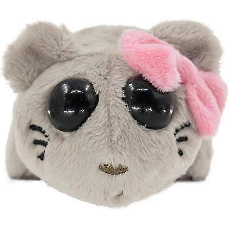 Soft Sad Hamster Plush with Bow