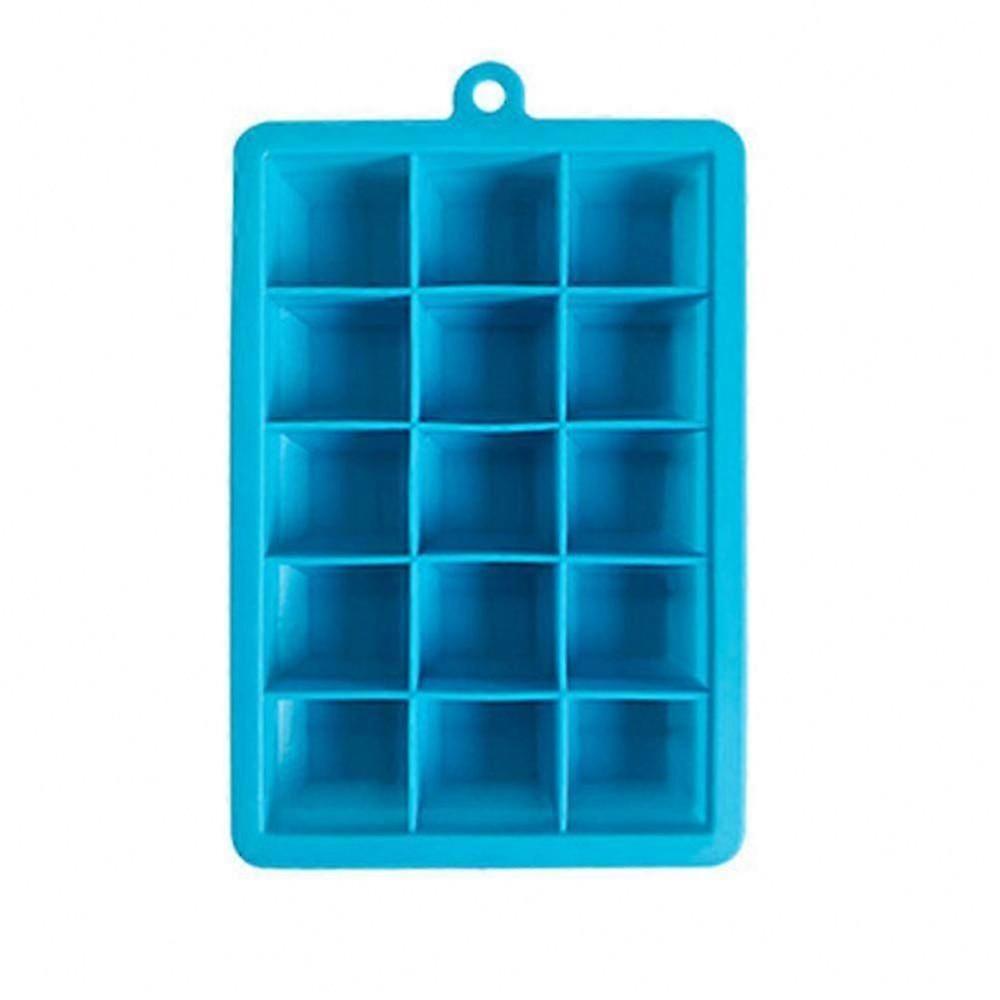 Large Ice Cube Mould for Drinks and Fruit, Easy Release, Blue