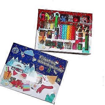 Cht-neue Weihnachtsgeschenkbox Pop seine Spielzeuge Antistress Popet Push Down Spiele Figet Spielzeug Groß Einfach für Kinder Geschenke Überraschungsbox