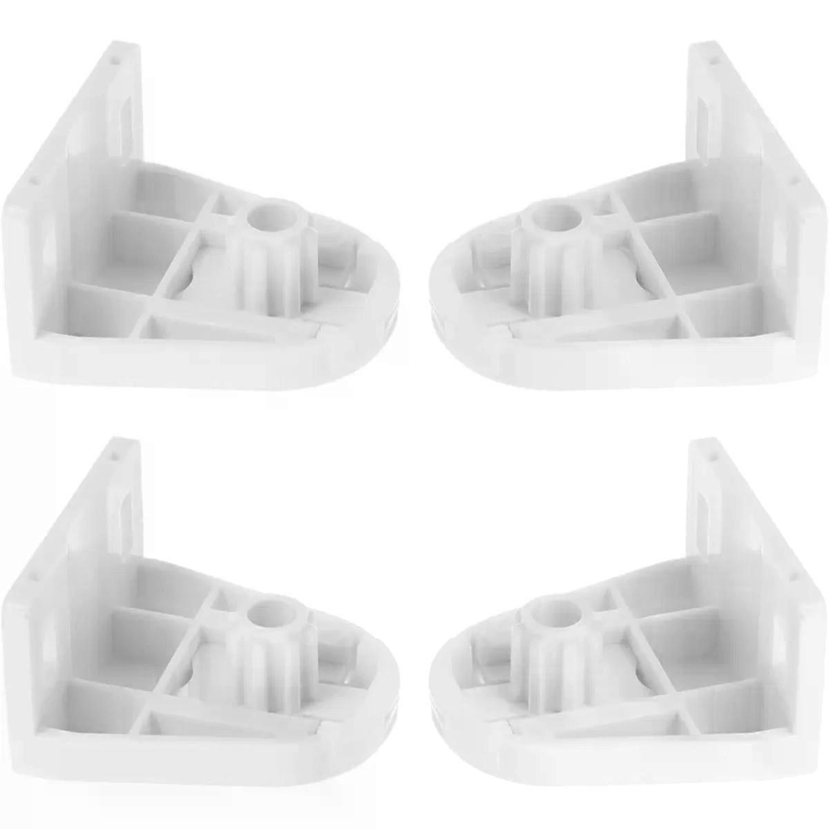 4Pcs PVC Triangular Window Blind Mounting Brackets for Roller