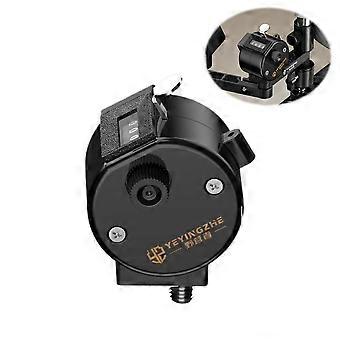 Mechanical Fishing Tally Counter Battery Free Four Digit Display Zero Reset Side