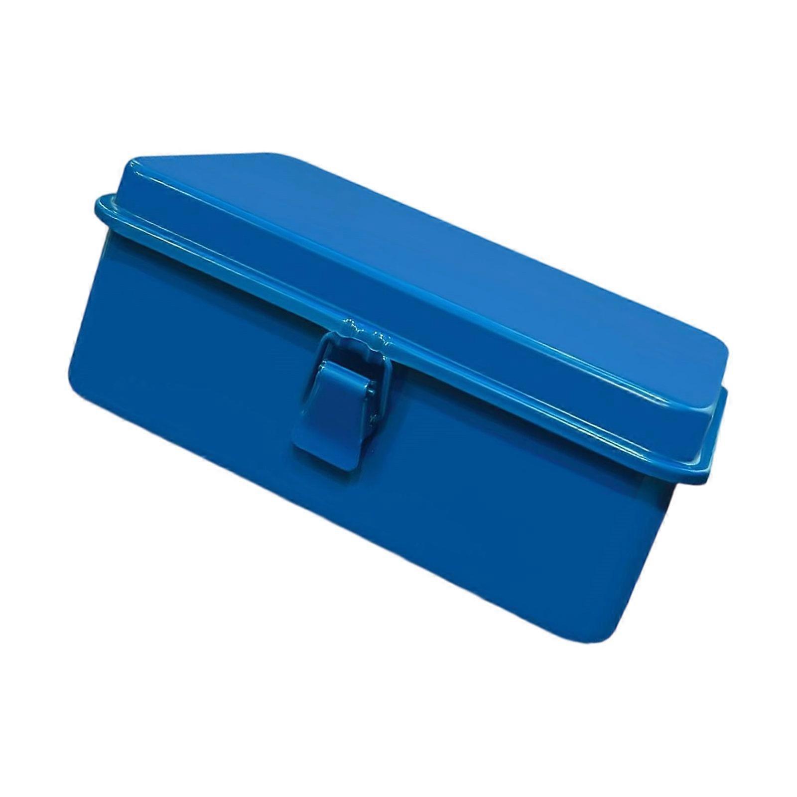 Industrial Tool Box Waterproof Structure With Multiple Compartment Storage Box compatible with Professional Technicians Royal Blue