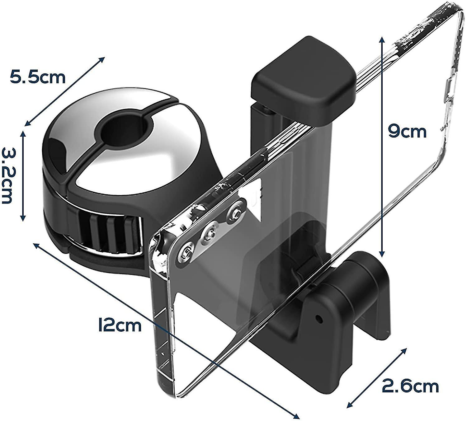 2 Pack Car Headrest Mount Hooks Mobile Phone Holder Car Headrest Holder Multi-function Silver