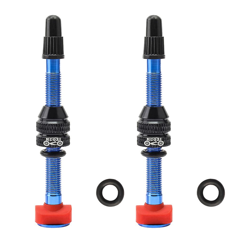 Alloy Presta Nozzle Stem Caps- Super Light Alloy - Pair - Choose Color/size