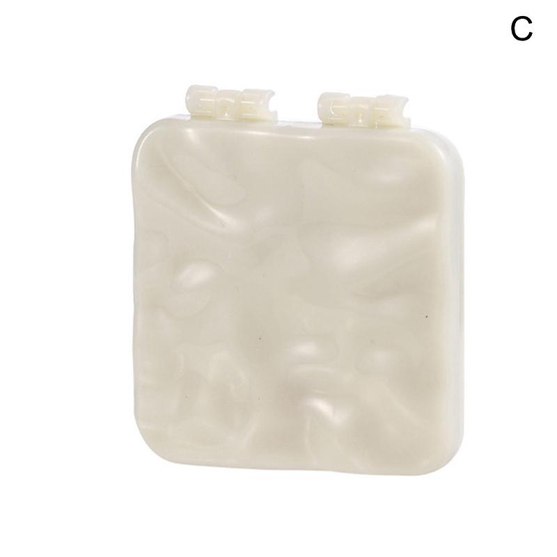 Mini Square Makeup Mirror Portable Hand Mirror Small Double-sided Miroir Beauty