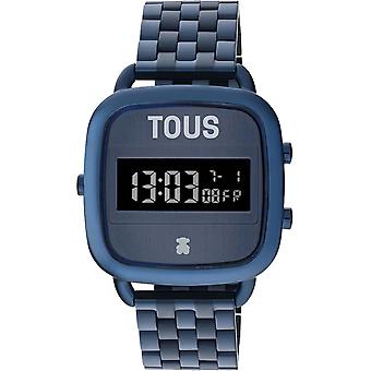 Tous watches d-logo Women's Digital Quartz Watch with Stainless Steel Bracelet 200351023