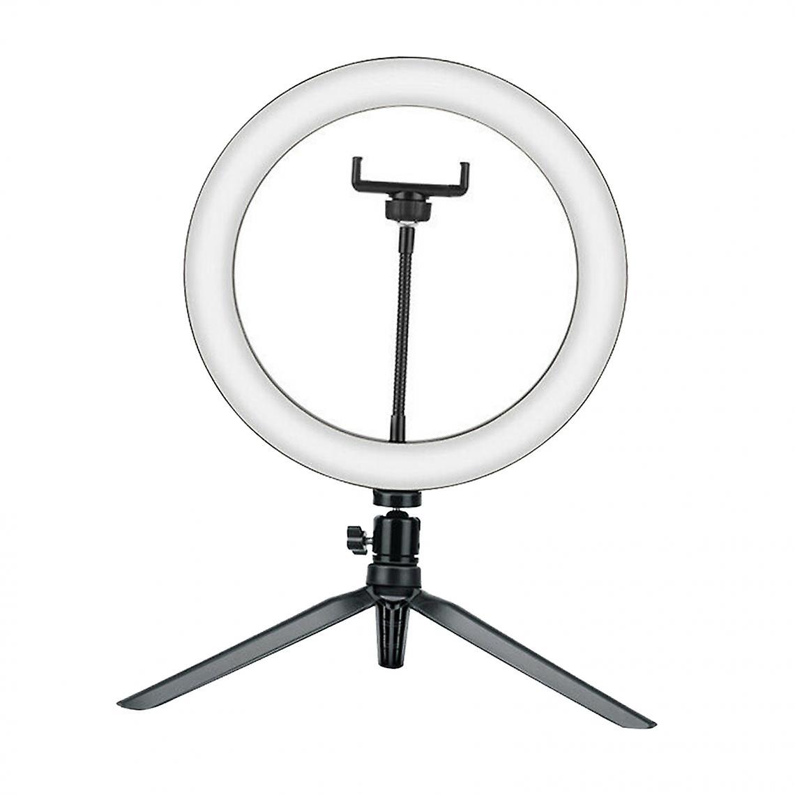 Led Ring Light With Tripod And Phone Holder 10 Inch Dimmable Photography