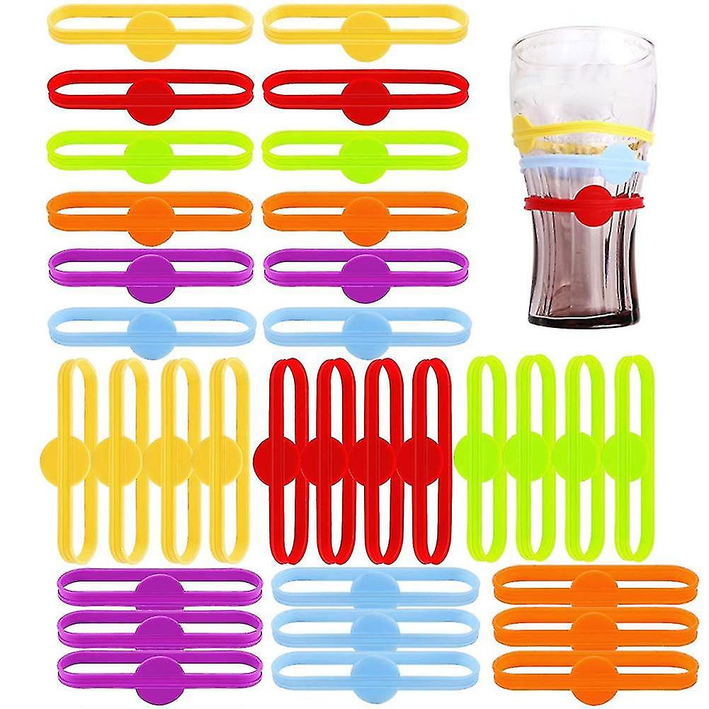 Bar Party Wine Labels Glasses Drinking Tag Set