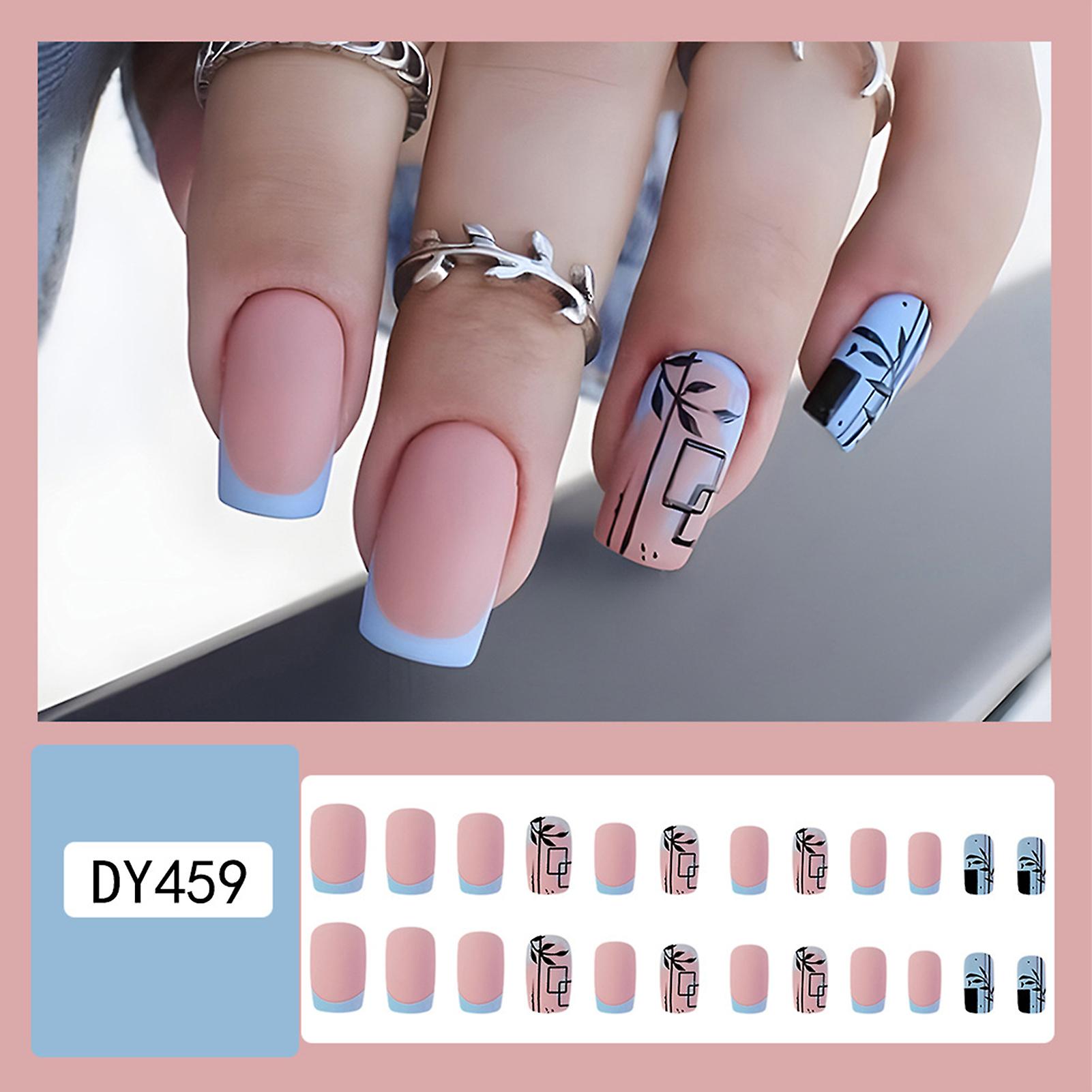 Pink Square Frosted Press On Nails Durable & Never Splitting Fake Nails