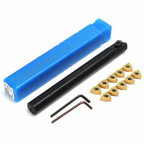 Lathe Turning Tool Boring Bar Holder With 10pcs Wnmg0804 Insert