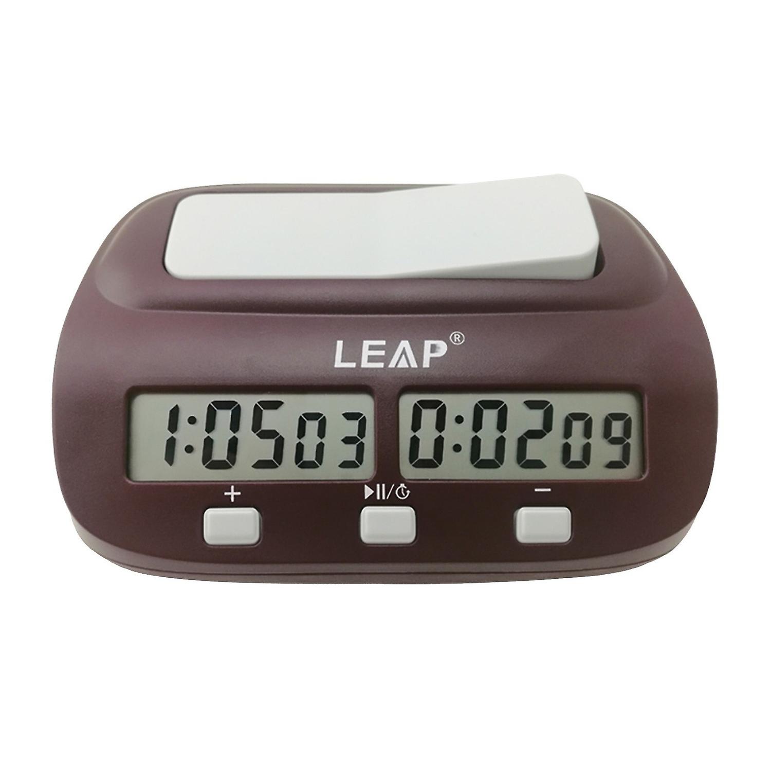 Portable 4 Buttons Digital Chess Clock, Count Down Timer with Alarm Electronic Board