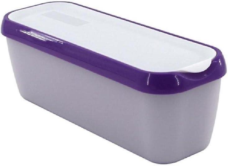 Ice Cream Storage Tray With Lid - Rectangular Reusable Container