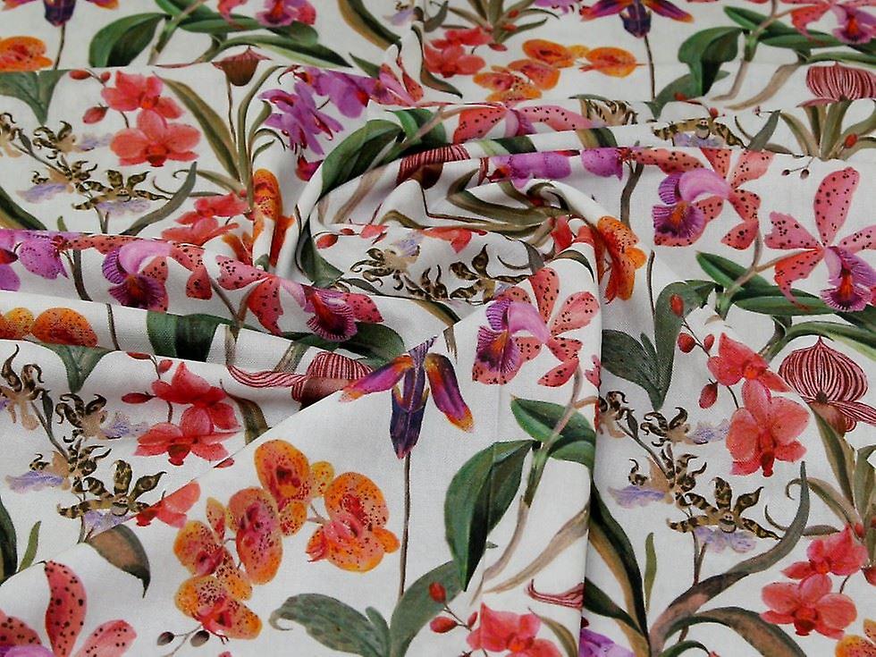 John Louden Cotton Canvas Fabric White - per metre