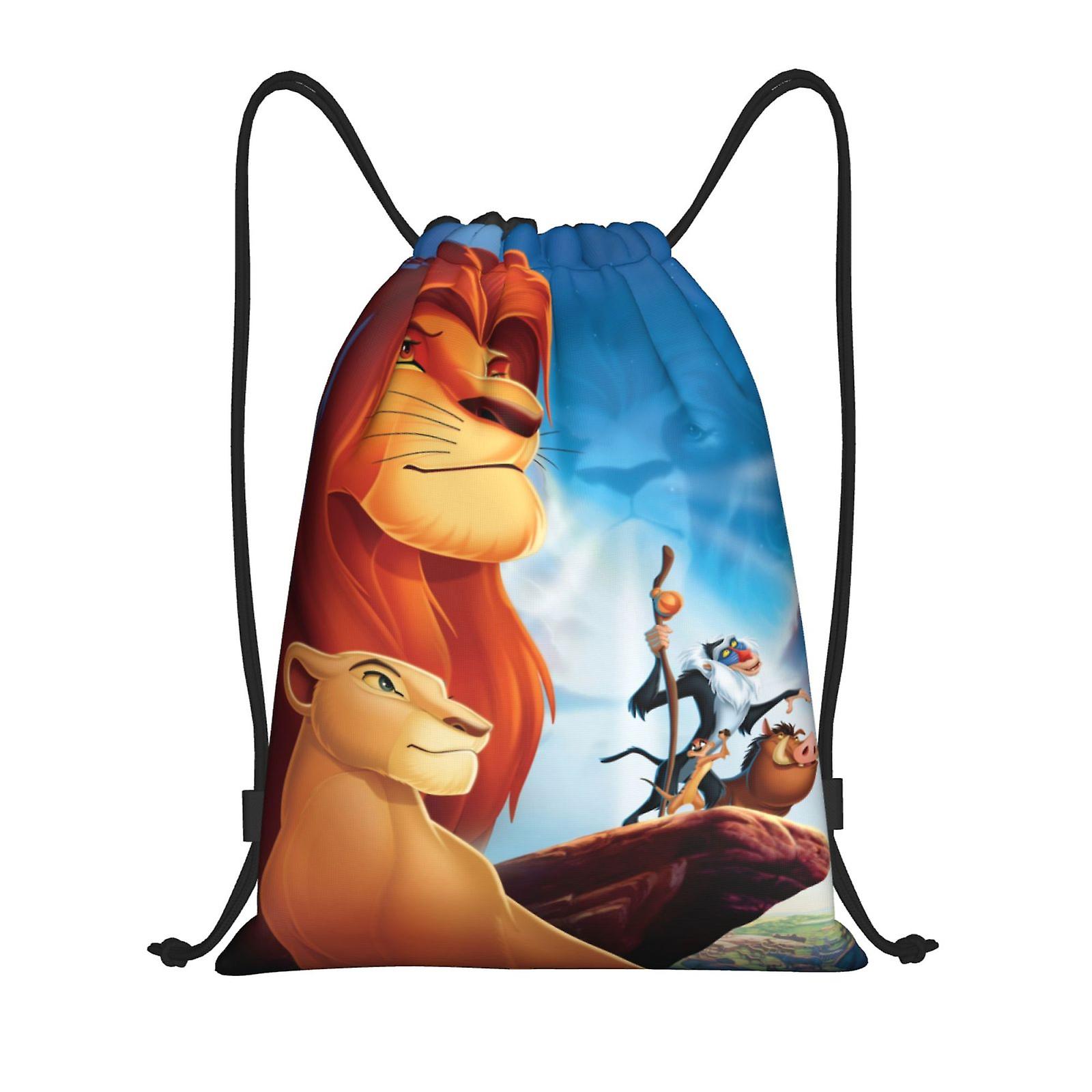 The Lion King Drawstring Bag Portable Outdoor Storage Bag
