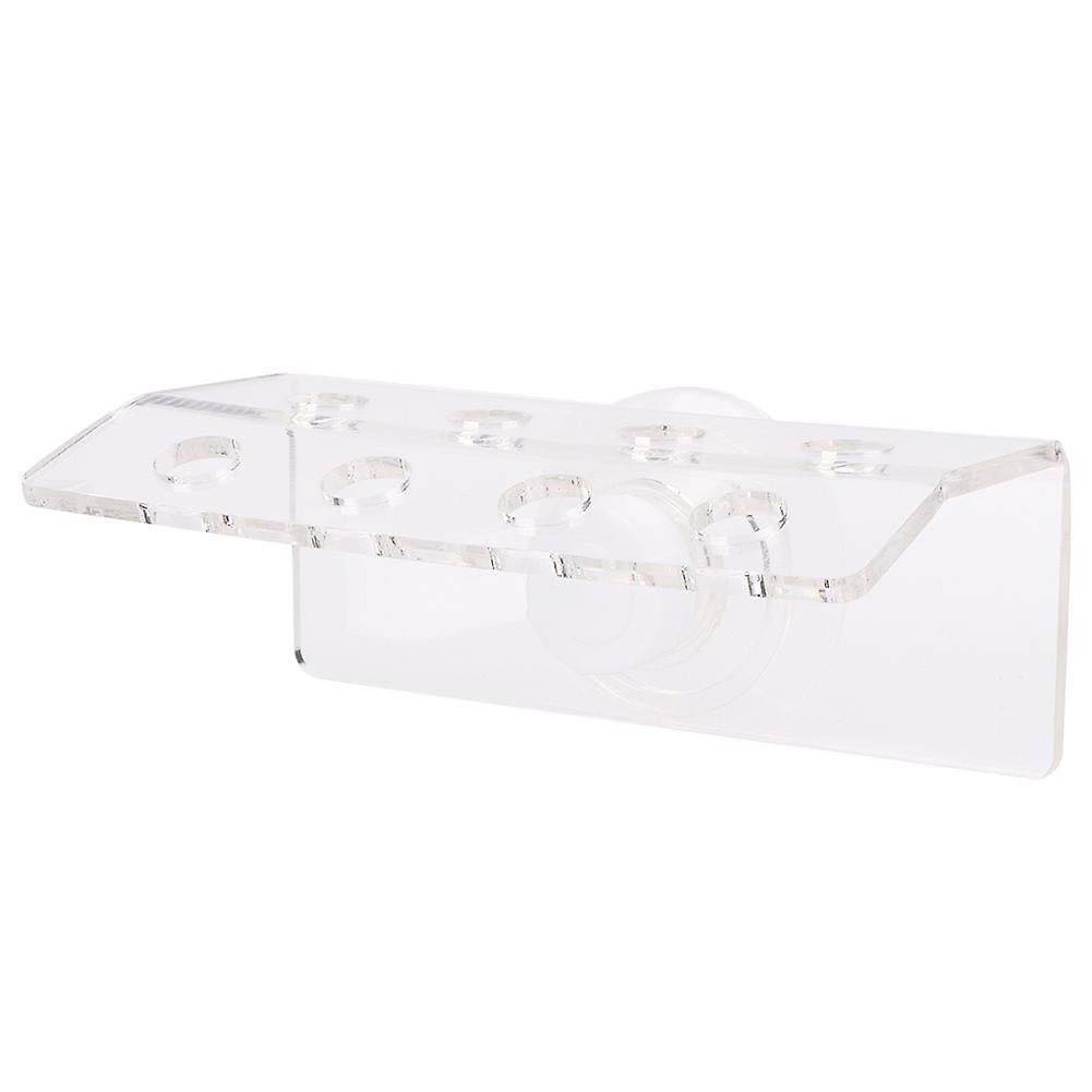 Acrylic Transparent Aquarium Front Loading Curved Coral SPS Button Snags Bracket Mount Fish Tanks Accessory8 Hole