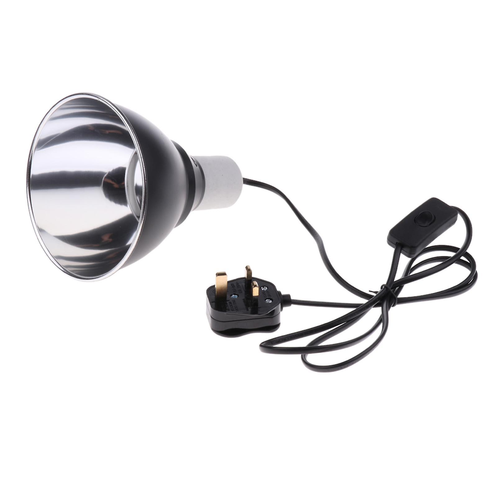 E27 Pet Reptile Ceramic Heating Light UVA UVB Bulb Lamp Holder UK Plug