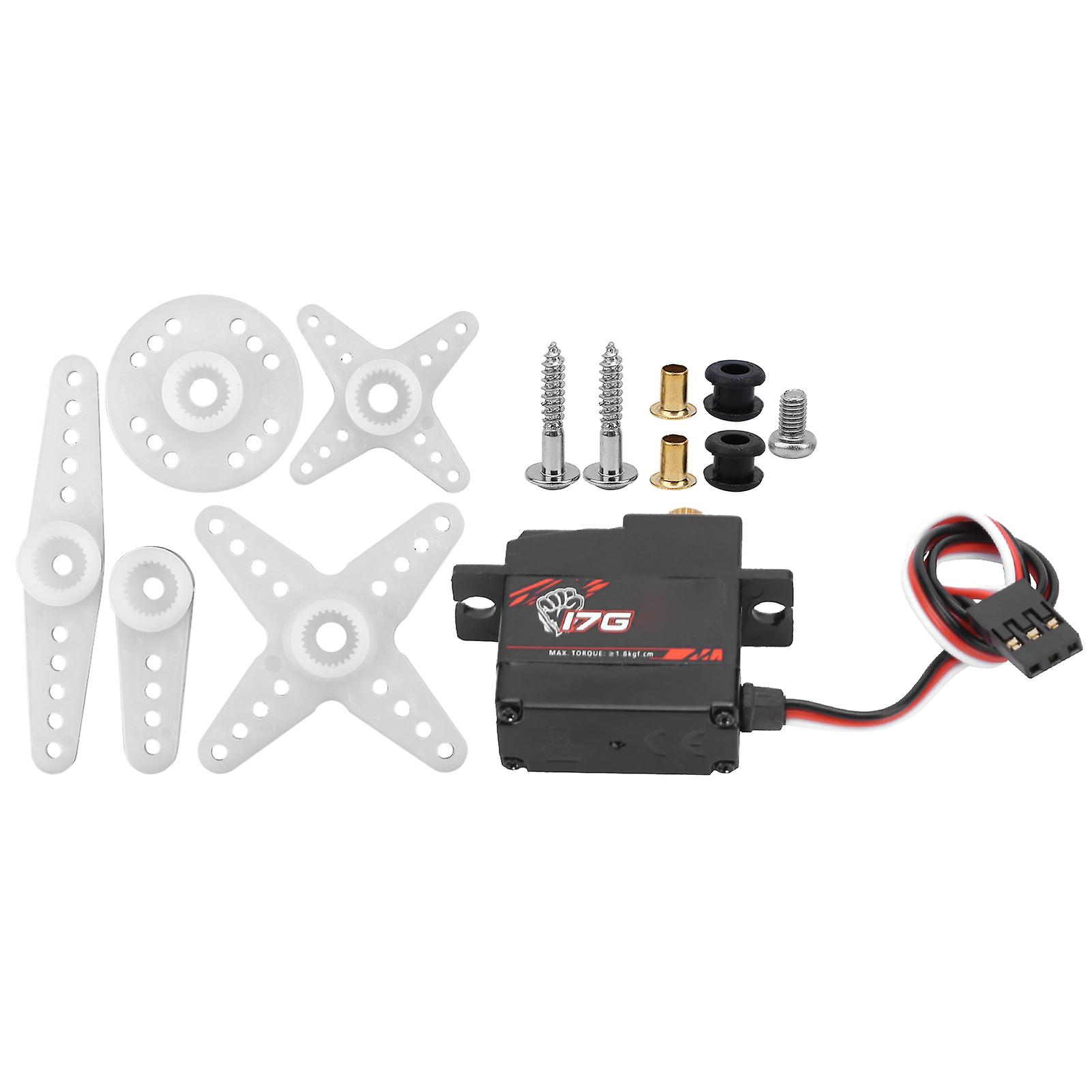 S0017M 17g Metal Gear Digital Servo Fit for 1/18 RC High Speed Car Fixed Wing Aircraft