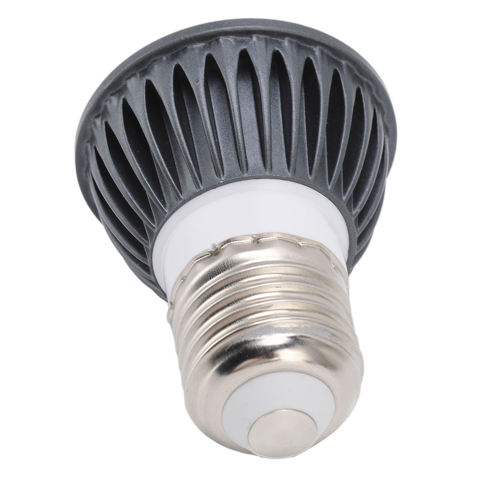 Turtle Basking Light Bulb UVA UVB Concave and Convex Mirror Full Spectrum LED Reptile Heat Lamp Bulb Replacement 110V Black 10.0