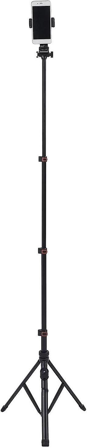 Phone Tripod, 63in Alloy and ABS, Flexible Angle Adjustable, Press Lock, 160mAh Cell Phone Stand for