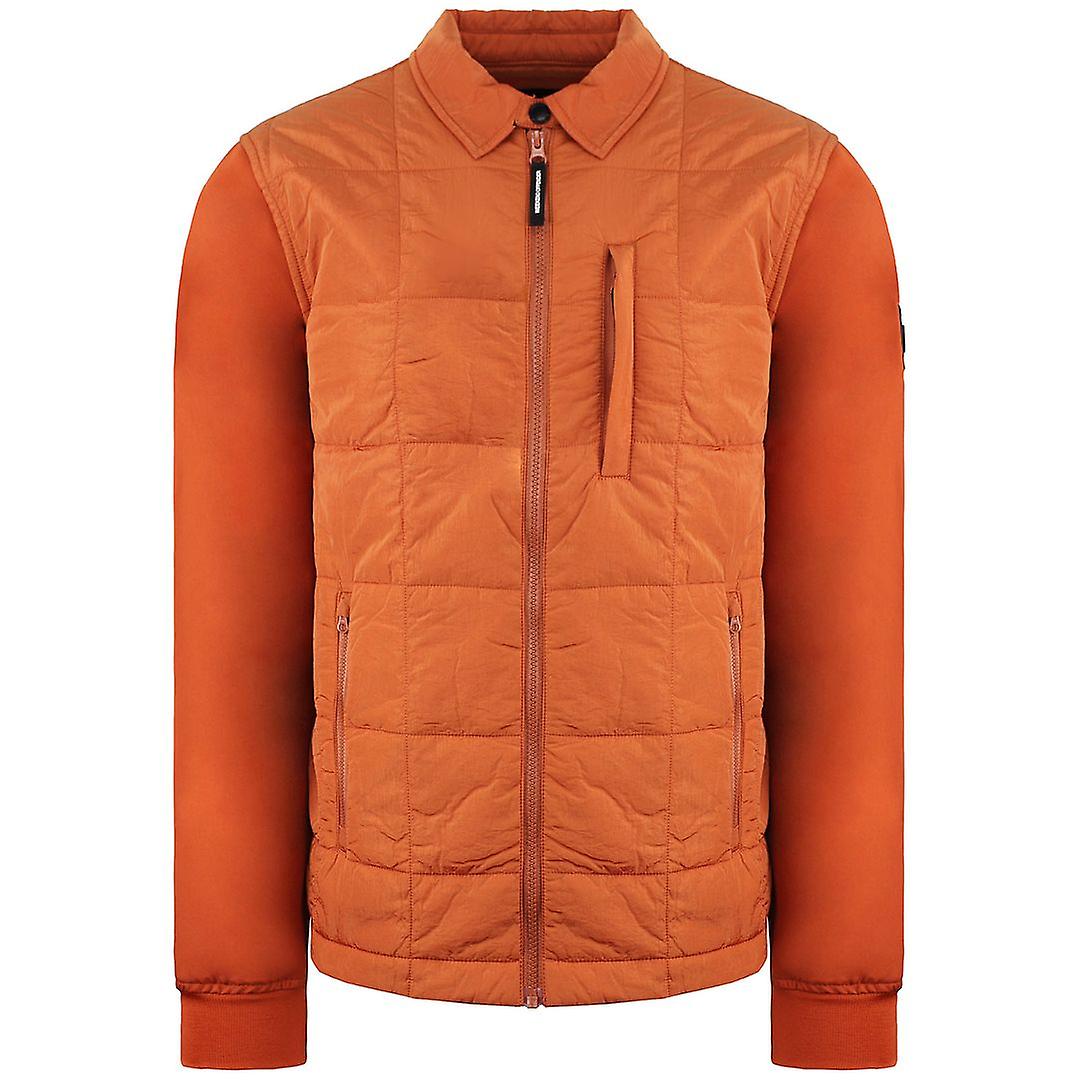 Weekend Offender Long Sleeve Zip Up Mens Orange Los Amigos Jacket JKAW2229 COPPER