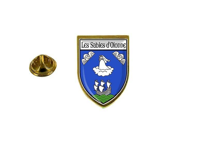pine pine pine badge pine pine pines pin-apos;s souvenir city flag country coat of arms sands of apos;olonne