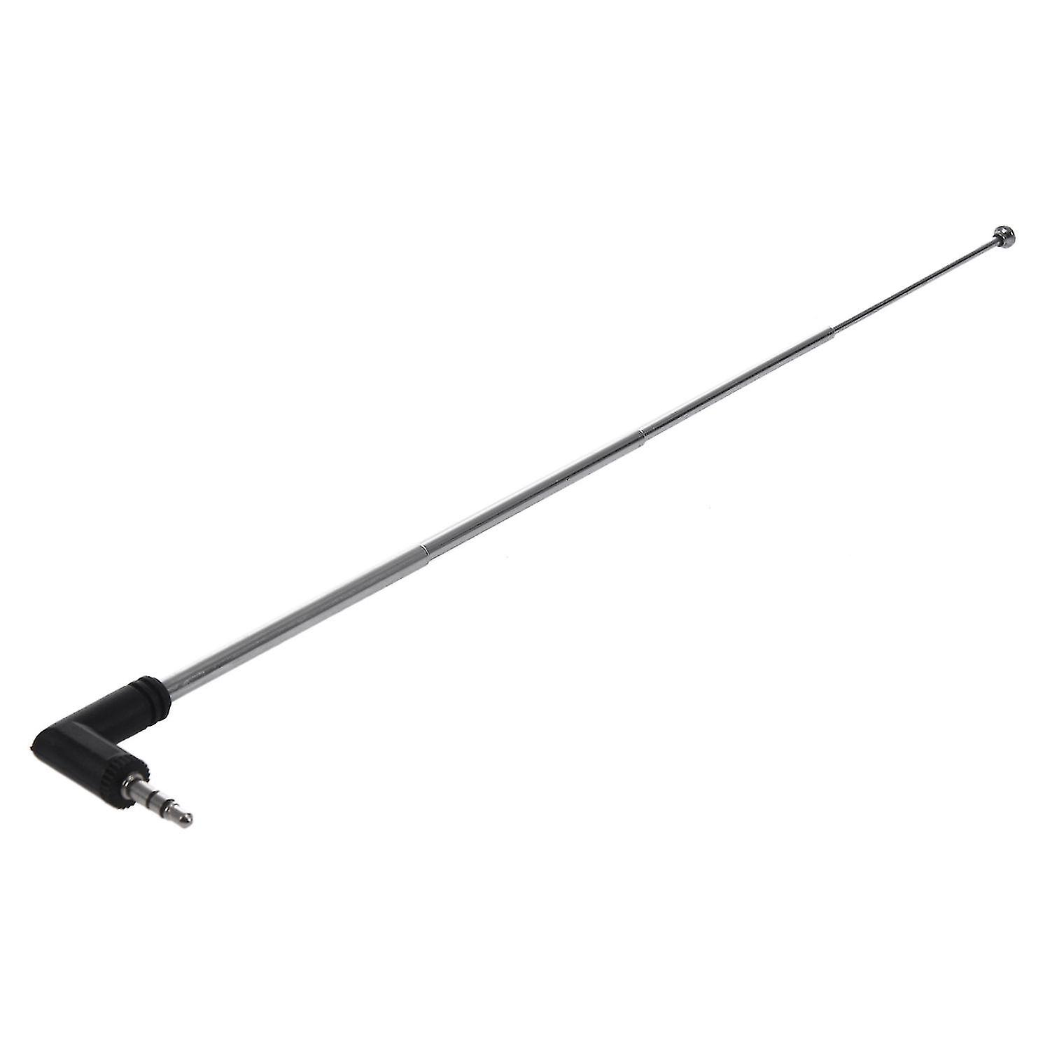 22.5cm 4 Section Telescoping Am Fm Radio Antenna 3.5mm Plug