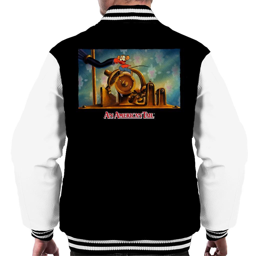 An American Tail Fievel Mousekewitz Running Men's Varsity Jacket