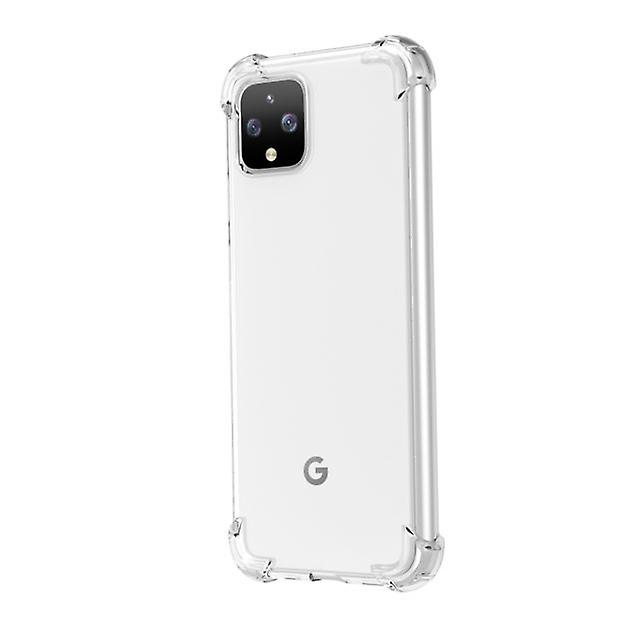 Beautiful Shockproof TPU Case with Airbag for Google pixel 4 - Transparent