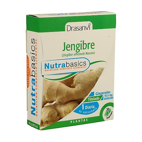 Nutrabasics Ginger 30 capsules of 481mg