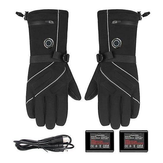 Convenient Heated Gloves Waterproof Breathable Keep Warm