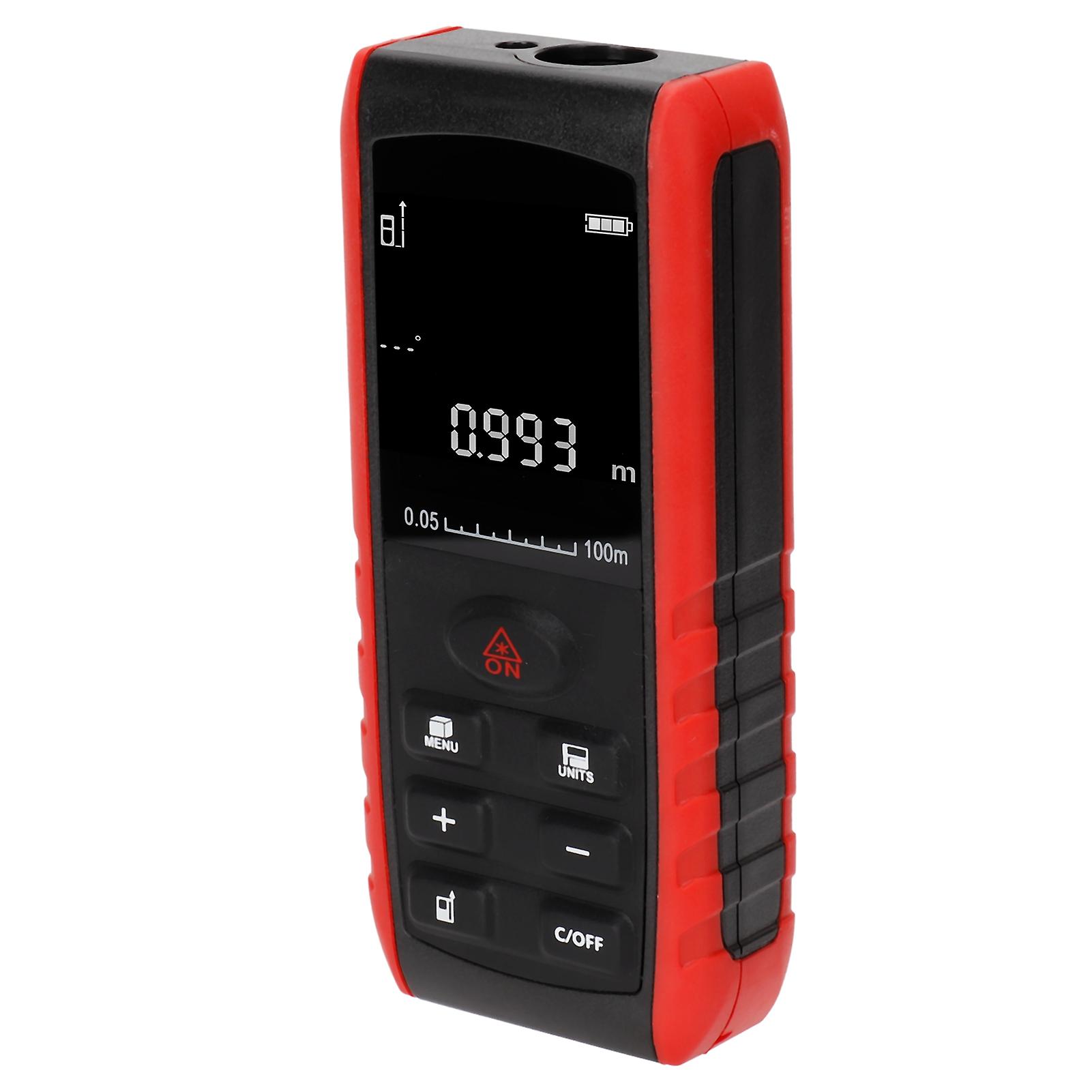 KXLE100 Infrared Distance Meter IP54 Waterproof Portable Digital Rangefinder 0.05100m