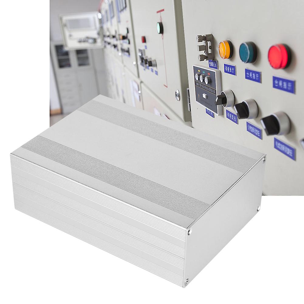 Silber Weiß Aluminiumlegierung Elektronisches Projektgehäuse 68x145x200mm