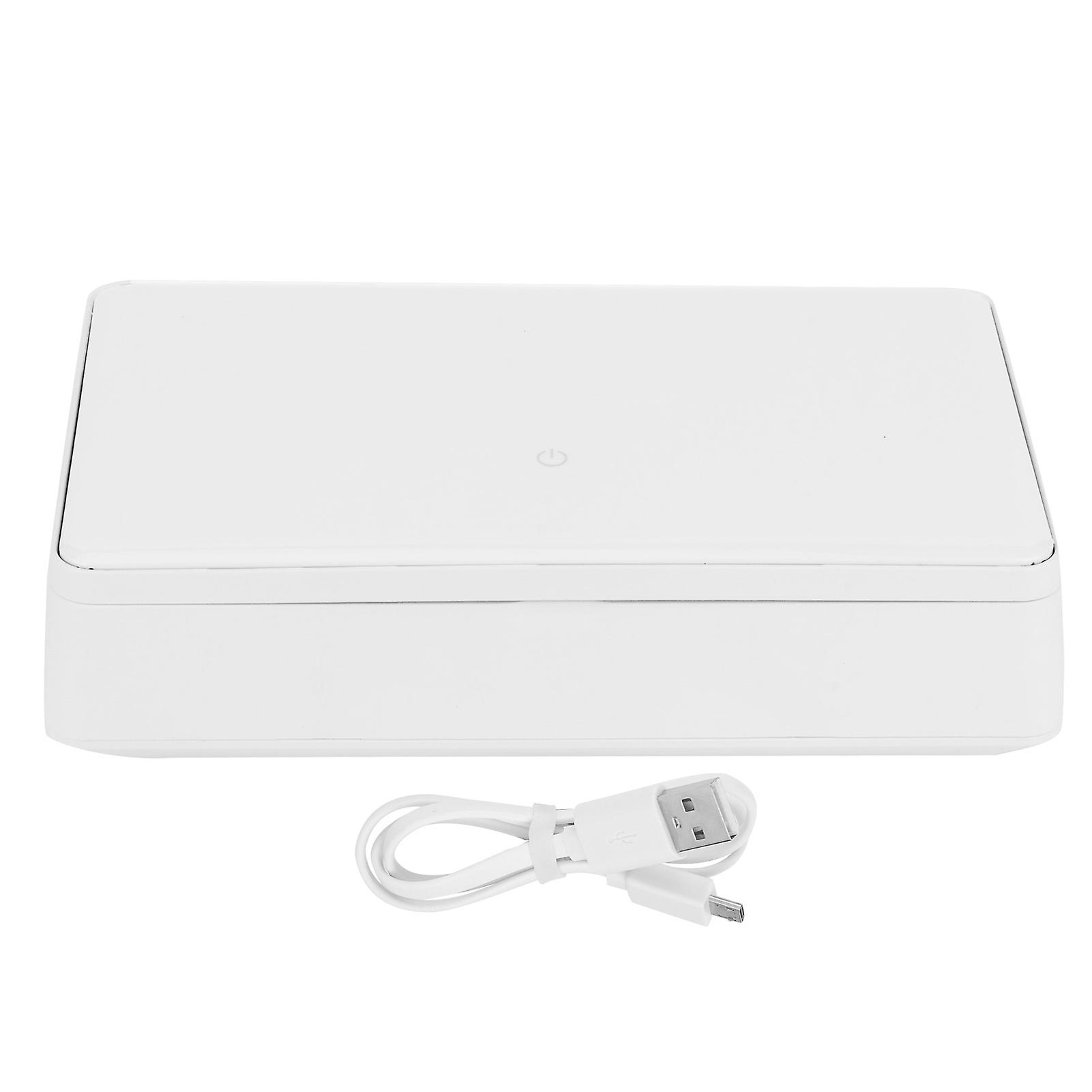 Intelligent Cellphone Cleaning Box Aromatherapy Ultraviolet Cleaner Machine USB Powered DC5hite