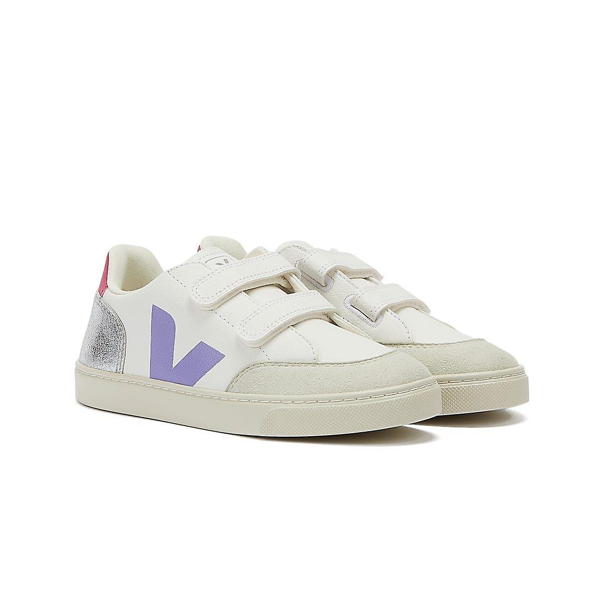 Veja V - 12 Junior Extra White/Multico/Silver Trainers