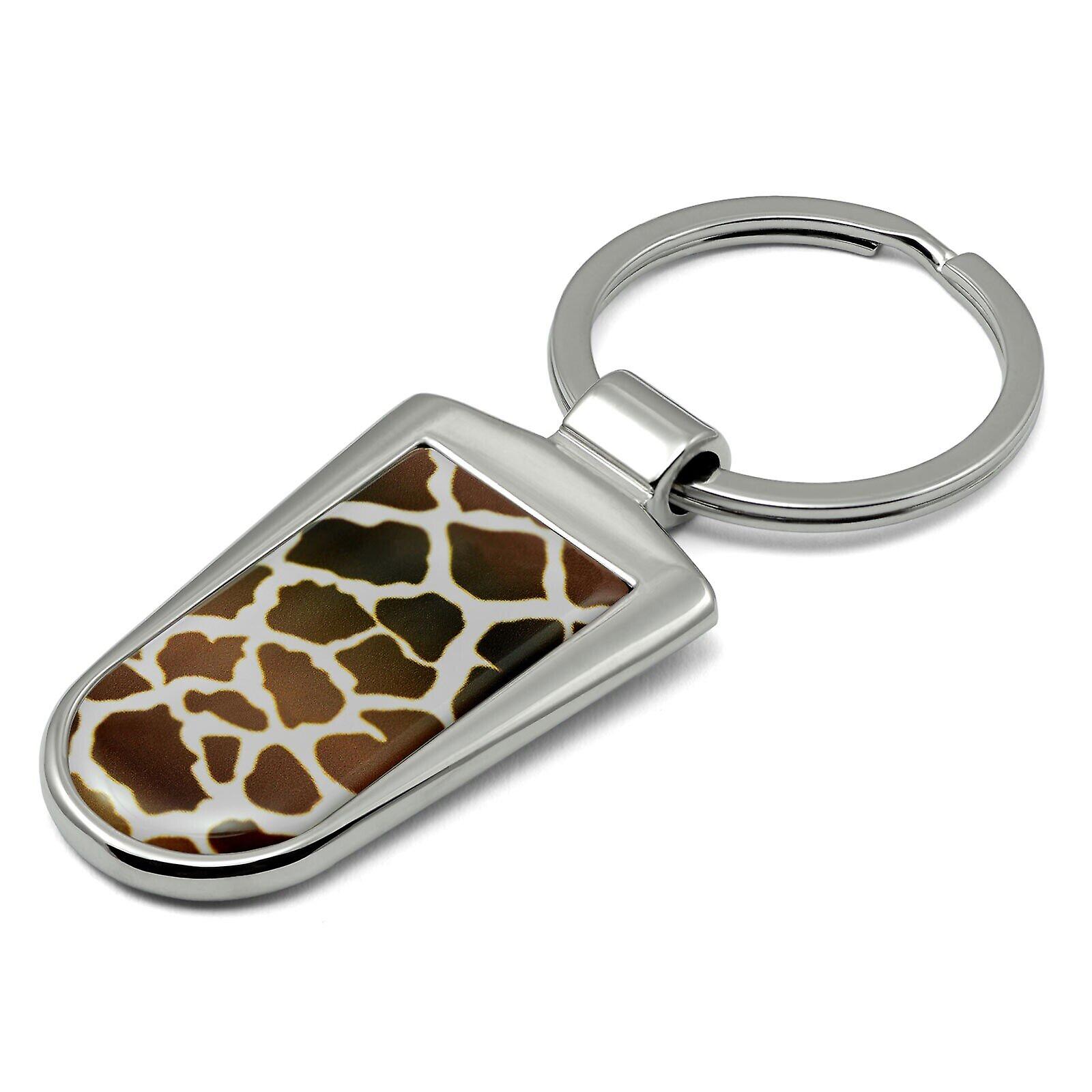 Giraffe Print Key Ring - KRG-50.13