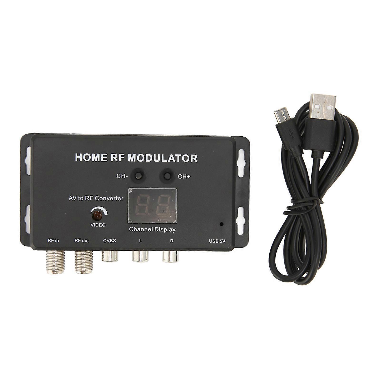 M70rv Tv Link Modulator Support Pal/ntsc Professional Av To Rf Converter For Av Source Set Top Boxes