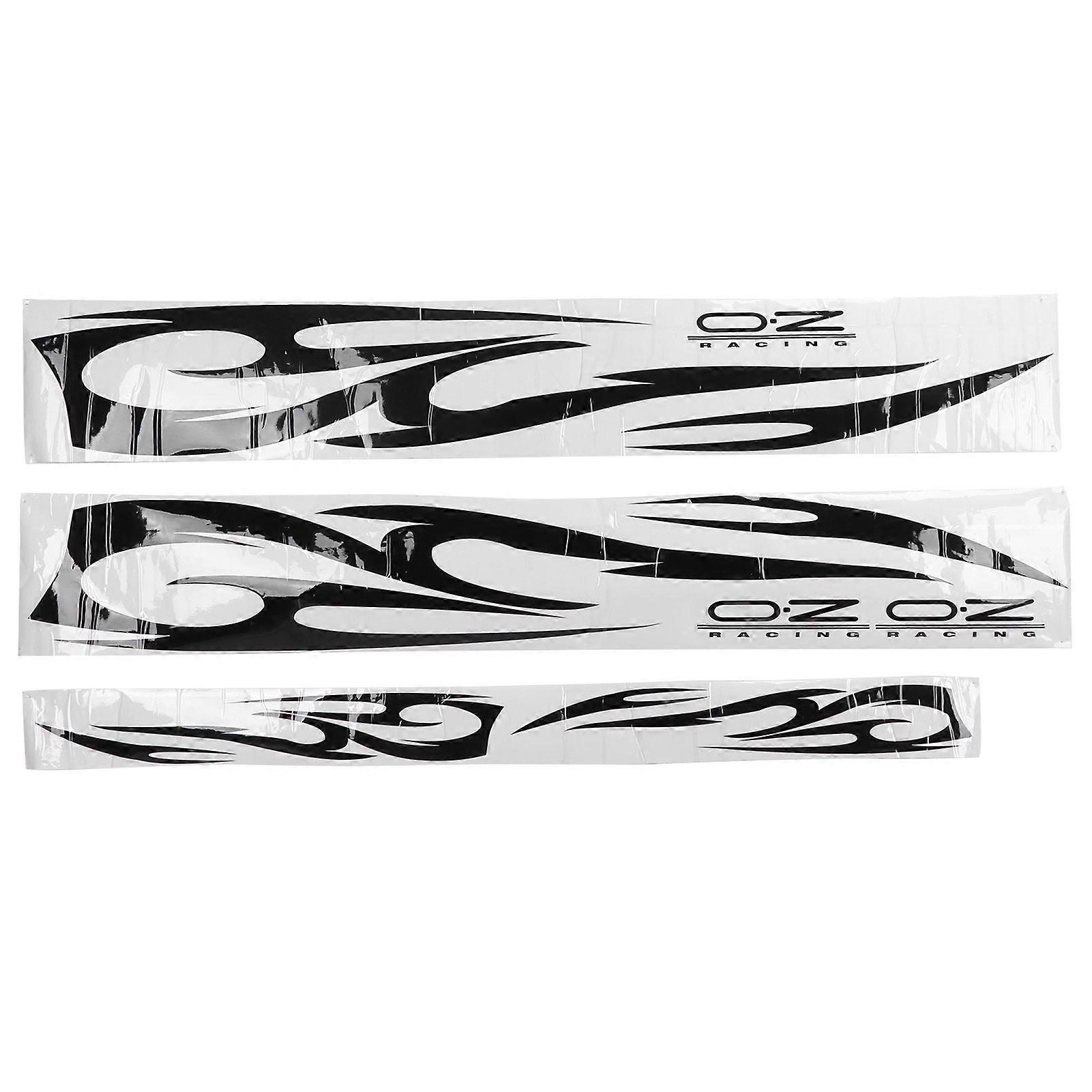 3pcs Car Body Sticker Flame Decals Waterproof Strong Adhesive Stylish Decor Universal NO.91906