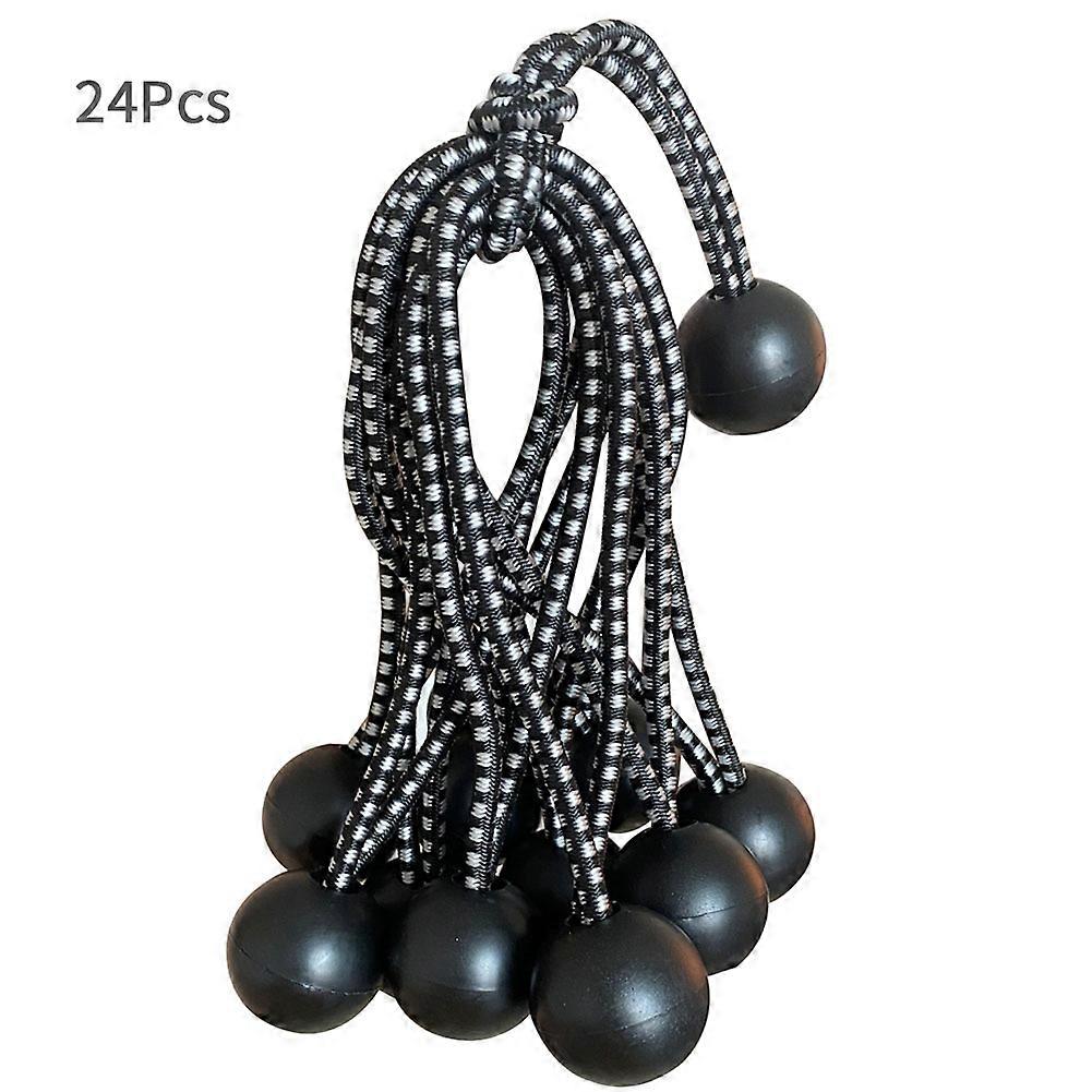 Storage Elastic Rope Outdoor Camping Tarpaulins Tent With Ball Accessories Bundle Flag Pole Multipurpose Bungee Cord Strap Fixed