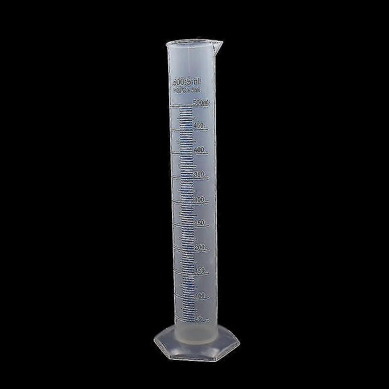 10/25/50/100/250/500ml Plastic Measuring Cylinder Graduated Cylinders For Lab