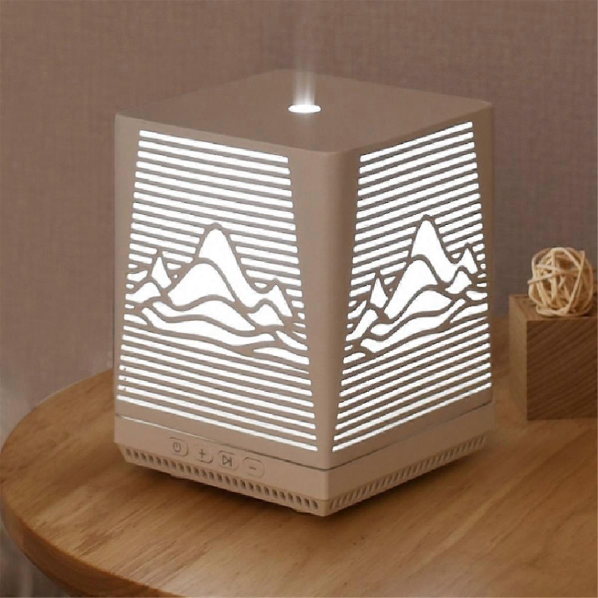 Sand Painting Ultrasonic Aromatherapy Scent Machine Home White Noise Speaker Small Desktop Humidifier Diffuser EU Plug